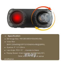 Digital Night Vision 4X Infrared Binoculars with 2.31'' TFT Large Screen Hiking