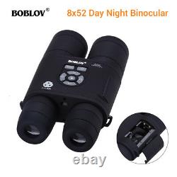 Digital Night Vision Binocular 8X52 355PPI with APM Function Infrared IR Camera