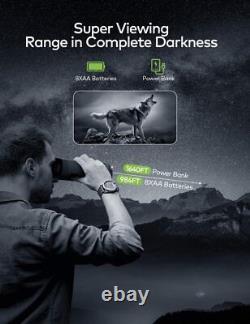 Digital Night Vision Binoculars 1080p FHD 1640ft Viewing Range Superior 5W 64GB