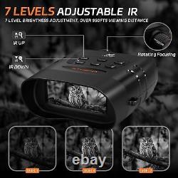 Digital Night Vision Binoculars Full HD Infrared Goggles Hunting Total Darkness