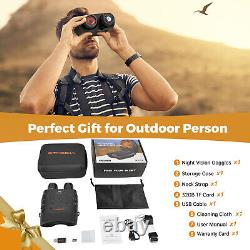 Digital Night Vision Binoculars Full HD Infrared Goggles Hunting Total Darkness