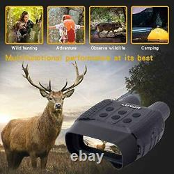 Digital Night Vision Binoculars Goggles with WiFi for Complete Darkness, Black