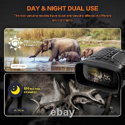 Digital Night Vision Binoculars for Total Darkness, 10X Optical Zoom Infrared Ni
