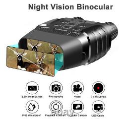 Digital Night Vision Goggles Binoculars Infrared Scope Recording LCD Screen