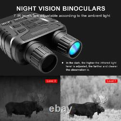 Digital Night Vision Goggles Binoculars Infrared Scope Recording LCD Screen