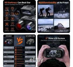 Digital Night Vision Goggles Binoculars for Total Darkness-FHD 1080P Infrared