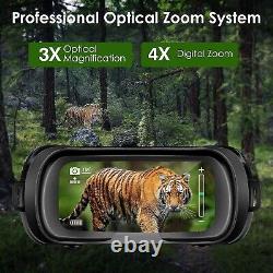 Digital Night Vision Goggles HD IR NVG Binoculars 850nm 1080p Camera with DVR