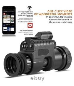 Digital Night Vision Goggles, WiFi 1080P IR Night Vision Scope for hunting