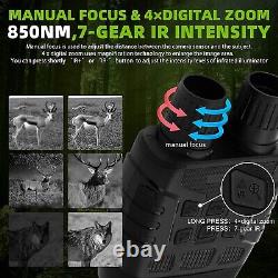 Digital Night Vision Goggles for Complete Darkness, Night Vision Binoculars