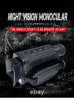 Digital Night Vision Monocular 1080P Photo Video Recording 8X Zoom Night Vision