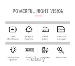 Digital Night Vision Monocular 1080P Photo Video Recording 8X Zoom Night Vision