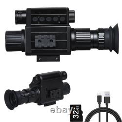 Digital Night Vision Monocular, IR Illuminator 850nm Night Vision Rifle Scope