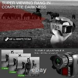 Digital Night Vision Monocular Infrared Camera & Video Recording Camcorder