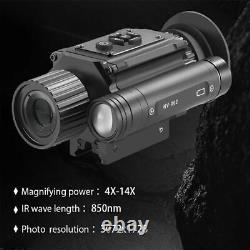 Digital Night Vision NV002 850nm for Outdoor Hunting 4x-14x Magnification