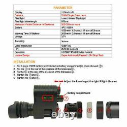 Digital Night Vision PRO 3 Rifle Scope Hunting Sight IR FHD Camera with DVR 2023