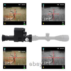 Digital Night Vision Rifle Scope Hunting Sight Infrared IR HD Camera DVR Compact