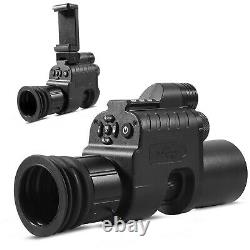 Digital Night Vision Rifle Scope Infrared 850nm LED IR Torch Hunting Monocular