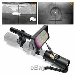 Digital Night Vision Scope For Rifle Hunting With Camera Adjustable 5 Display