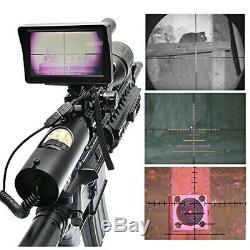 Digital Night Vision Scope For Rifle Hunting With Camera Adjustable 5 Display