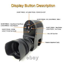 Digital Night Vision Sight Scope Monocular IR Camera HD720P Photo Video Hunting