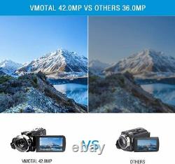 Digital Video Camera 42MP 2.7K Camcorder Night Vision FHD 1080P Vlogging Youtube