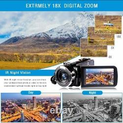 Digital Video Camera 42MP 2.7K Camcorder Night Vision FHD 1080P Vlogging Youtube
