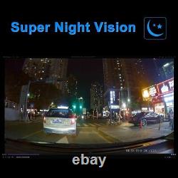Dual Lens Car DVR 4K 2160P G-Sensor WIFI GPS Logger 2 Camera Dash Cam Video