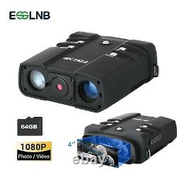 ESSLNB 1080P Infrared Night Vision Goggles Digital Night Vision Binoculars 64GB