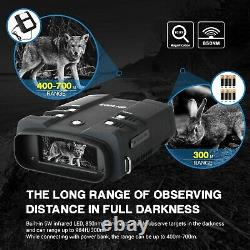ESSLNB 1080P Infrared Night Vision Goggles Digital Night Vision Binoculars 64GB