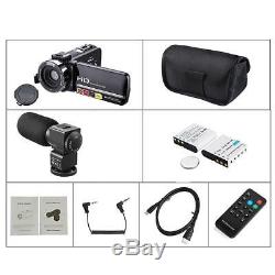 FHD 1080P 24MP 3.0 LCD 16X ZOOM Night Vision Digital Video DV Camera Camcorder