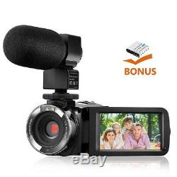 FHD 1080P 24MP 3.0 LCD 16X ZOOM Night Vision Digital Video DV Camera Camcorder