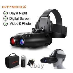 FHD 1080P Digital Zoom Optics Night Vision Goggles Helmet Headstrap Binoculars