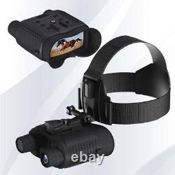 FHD Night Vision Goggles Binoculars Digital IR Head Mounted Hunting Rechargeable