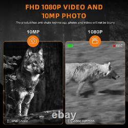 FHD Night Vision Goggles Binoculars Digital IR Head Mounted Hunting Rechargeable