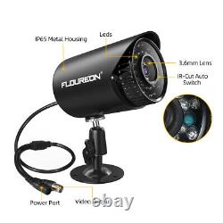 FLOUREON 8CH 1080P DVR Security Camera 5in1 Digital Video Recorder Night Vision