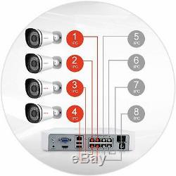 Foscam 8 Channels xPoE 4X 720P Security CCTV Camera 1TB HDD Surveillance System