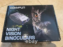 GOWWPUN Night Vision Binoculars 1312FT/400M Digital infrared Hunting Tactical