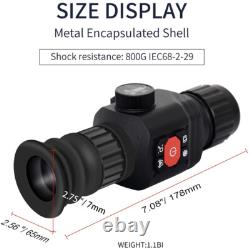 GR225 Thermal Night Vision Rifle Scope 1X / 2X / 4X Digital Zoom With Crosshairs