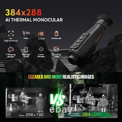 GTGUARD Thermal Monocular Ai 384x288 Thermal Night Vision Goggles Digital 8xZoom