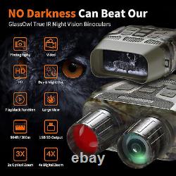 GTHUNDER Digital Night Vision Goggles Infrared Binoculars for Total Darkness-F