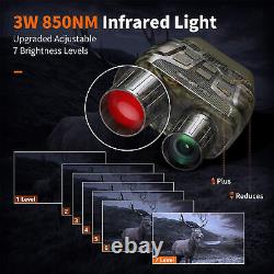 GTHUNDER Digital Night Vision Goggles Infrared Binoculars for Total Darkness-F
