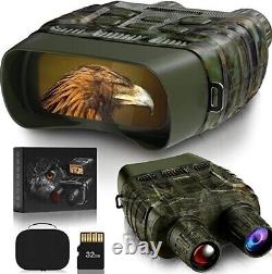 Gthunder Digital Night Vision Goggles Binoculars For Total Darkness Surveillance