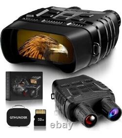 Gthunder Digital Night Vision Goggles Binoculars For Total Darkness Surveillance