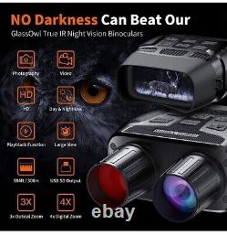 Gthunder Digital Night Vision Goggles Binoculars For Total Darkness Surveillance