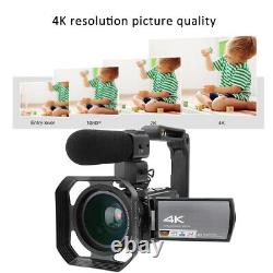 HDR-AE8 4K HD 3.0inch 16X WIFI Digital Video Camera Night Vision Camcorder FG