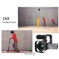 HDR-AE8 4K HD 3.0inch 16X WIFI Digital Video Camera Night Vision Camcorder FG