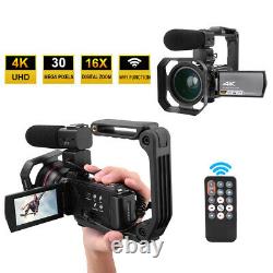 HDR-AE8 4K HD 3 Touch Screen 16X WIFI Digital Video Camera Night Vision HOT