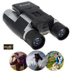 HD 1080P 2'' LCD Screen Digital Binocular 12x32 Zoom Scope DVR Telescope Camera