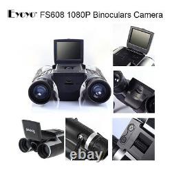 HD 1080P 2'' LCD Screen Digital Binocular 12x32 Zoom Scope DVR Telescope Camera