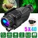 Hd 5x40 Infrared Night Vision Digital Monocular Telescope Hunting Video Camera
